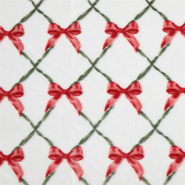 Martha Stewart Emmas Bow Throw Blanket