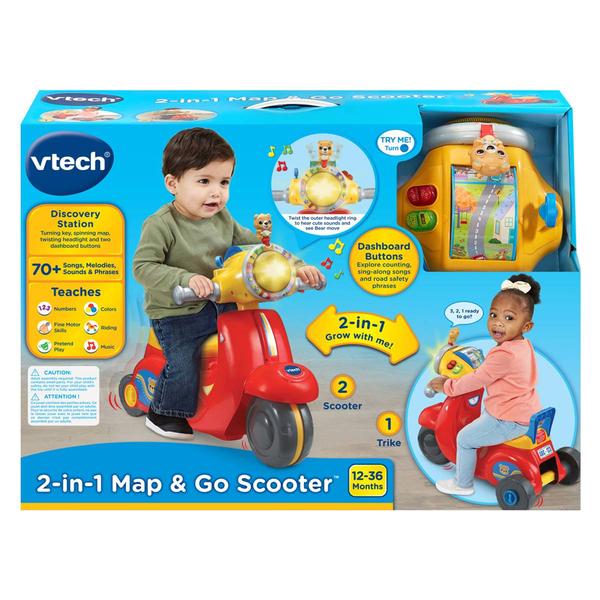 VTech® 2-in-1 Map & Go Scooter™