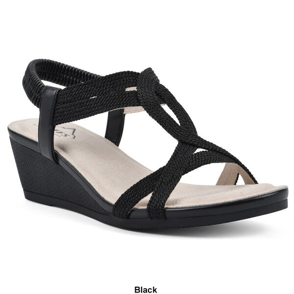 Womens Cliffs by White Mountain Candelle Wedge Sandals