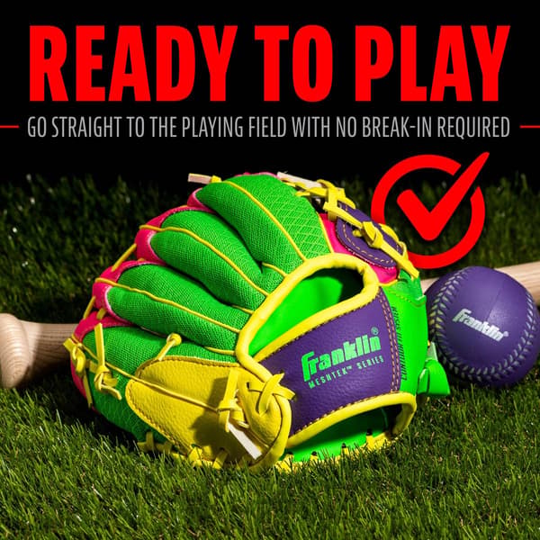 Franklin® 9.5in. MESHTEK Ball & Glove - Purple