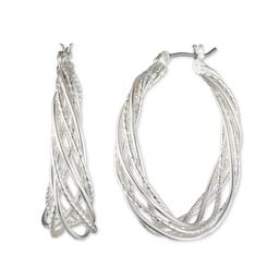Napier Braided Hoop Earrings