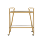 Linon Home Decor Ellie Gold Bar Cart - image 2