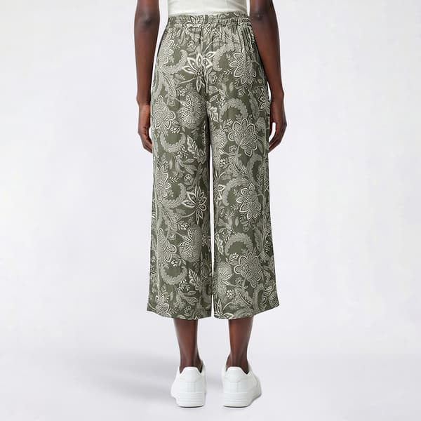 Plus Size Preswick & Moore® Floral Paisley Cropped Palazzos
