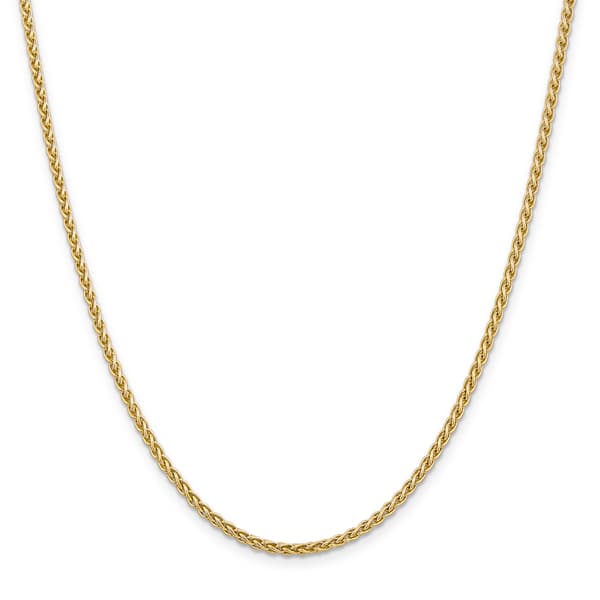 Gold Classics&#40;tm&#41; 2.8mm. 14k Gold Solid Spiga Chain Necklace - image 