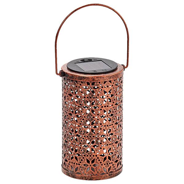 Nolee and Co. Bronze Metal Solar Lantern - image 