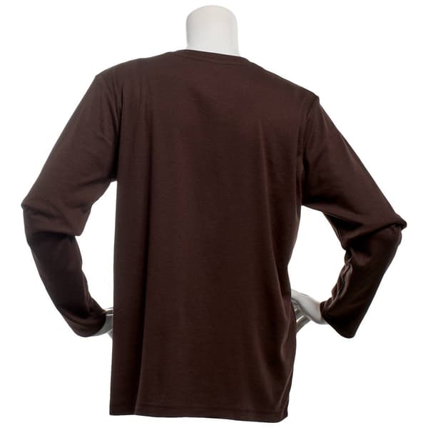 Womens Hasting &amp; Smith Solid Long Sleeve V-Neck Tee