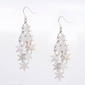 Snowflake Drop Earrings - image 1