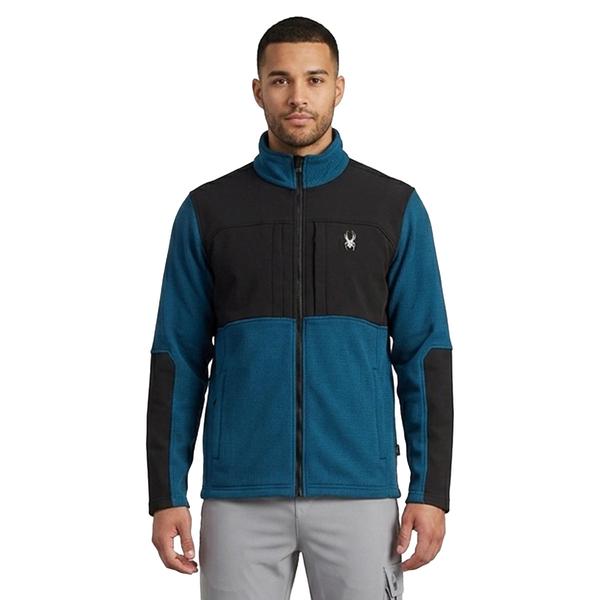 Mens Spyder Color Block Soft Shell Active Jacket - image 