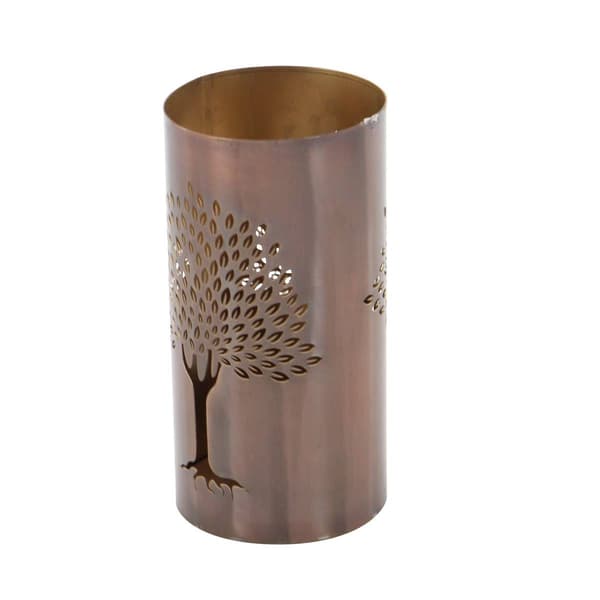 9th & Pike&#174; Cylindrical Pierced Metal Candle Holders - Set of 3