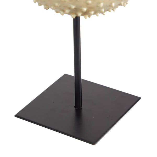 9th & Pike&#174; Gold Coastal Pufferfish Sculpture - 14x7