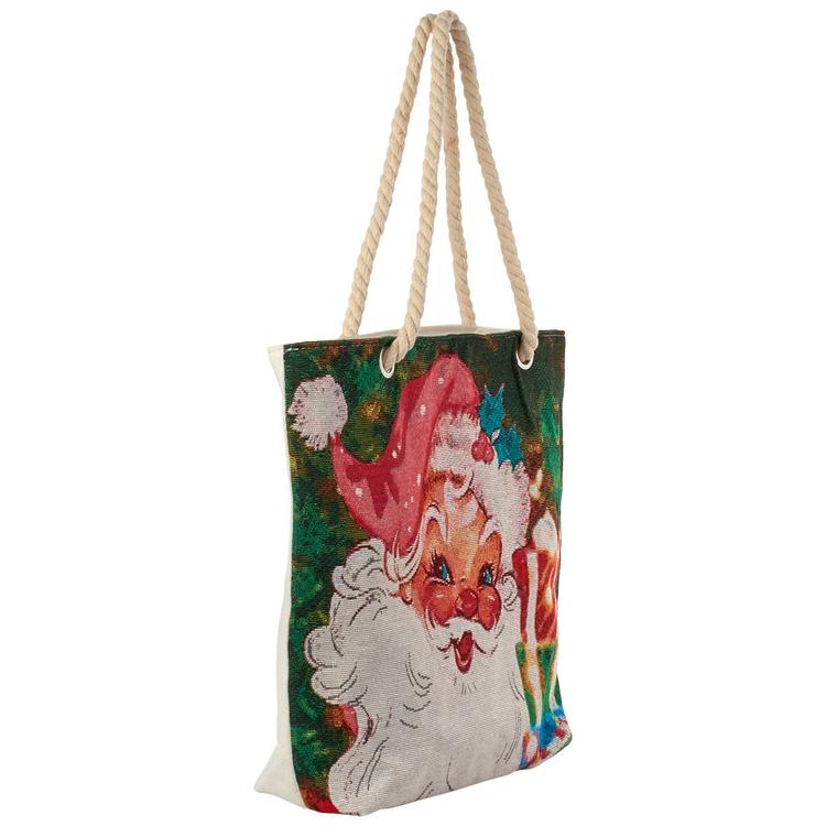 Renshun Santa Tapestry Tote
