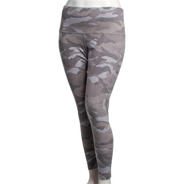 Plus Size One Step Up 27in. Full Length Camo Leggings - image 
