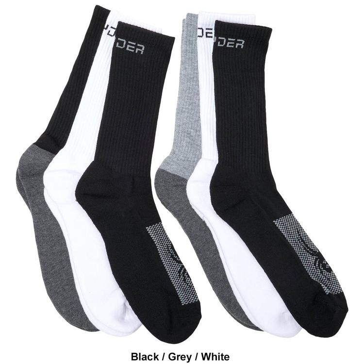 Mens Spyder 5pk. Crew Socks