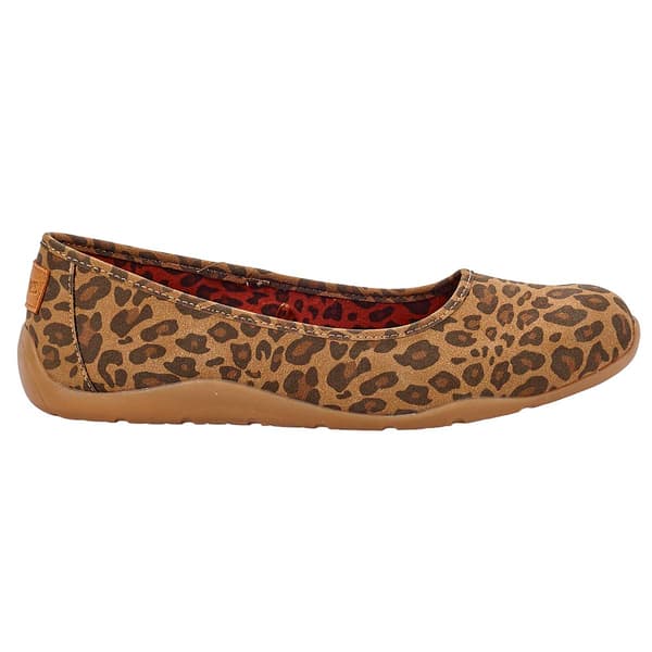Womens MUK LUKS Solana Leopard Skimmer Flats