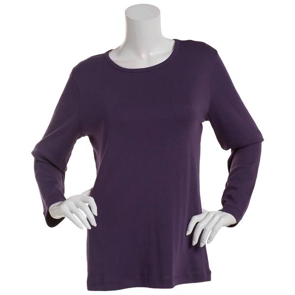 Womens Preswick & Moore® Long Sleeve Crew Neck Tee