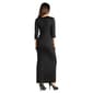Womens 24/7 Comfort Apparel Maternity Side Slit Wrap Dress - image 2