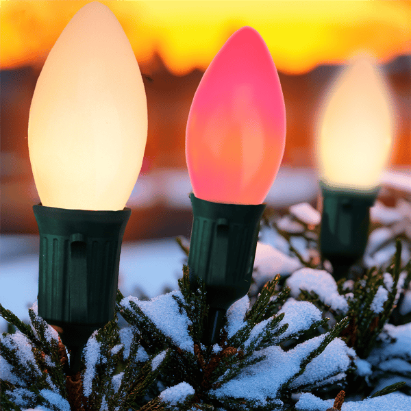 Northlight 25ct. Opaque C9 Candy Cane Christmas String Lights