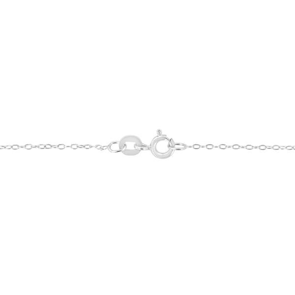 Haus of Brilliance White Gold Emerald Shape Diamond Pendant