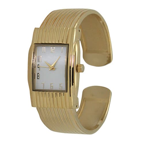 Womens Olivia Pratt Large Cuff Watch - 16781GOLD - image 