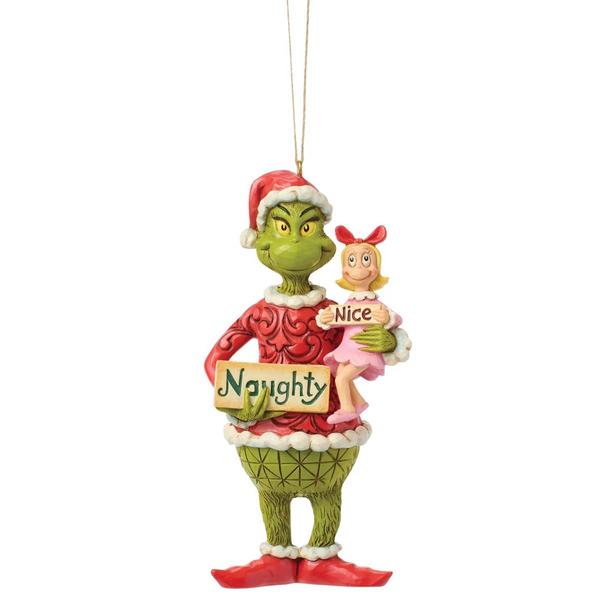 Jim Shore Grinch & Cindy Lou Ornament - image 
