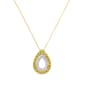 Radiant Rainbow&#8482; Yellow Gold 1/2ctw. Diamond Pear Pendant - image 2