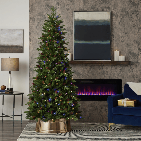 Seasonal LLC LED Canyon Ranch 7.5ft. Artificial Christmas Tree