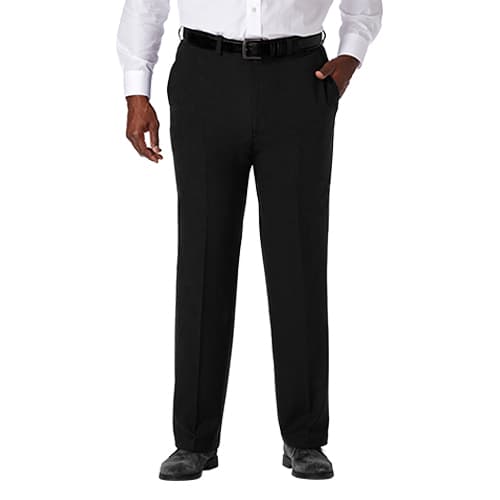 Haggar&#40;R&#41; Big & Tall Cool 18&#40;R&#41; PRO Classic Fit Flat Front Pant