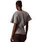 Womens Calvin Klein Short Sleeve Twist Front V-Neck Sweater - image 2