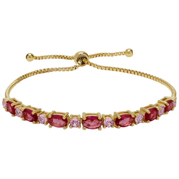 Gemstone by Gianni Argento Oval & Round Adjustable Bracelet - image 