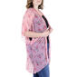 Plus Size 24/7 Comfort Apparel Floral Sheer Circle Cardigan - image 3