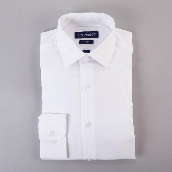 Mens Architect&#40;R&#41; High Performance Spread Collar Fitted Dress Shirt - image 