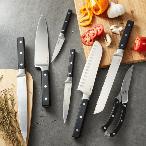 BergHOFF DiNA Gene 7pc. Stainless Steel Knife Set - image 