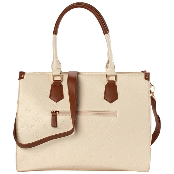 Adrienne Vittadini Embossed Box Tote