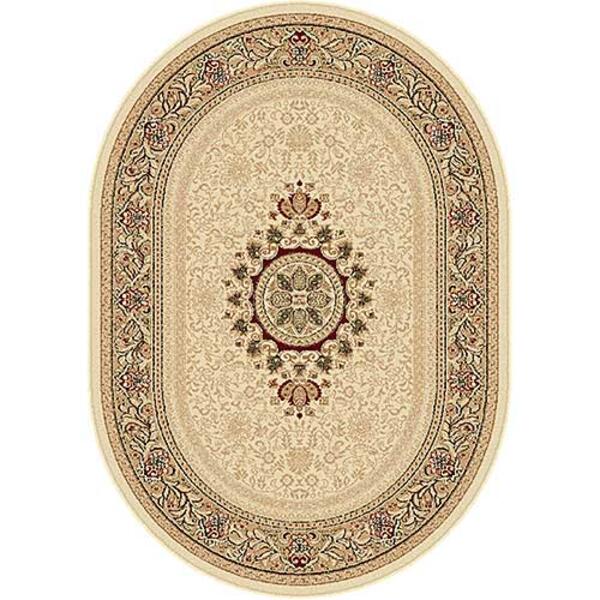 Tayse Sensation Jayden Oval Area Rug - Beige - image 