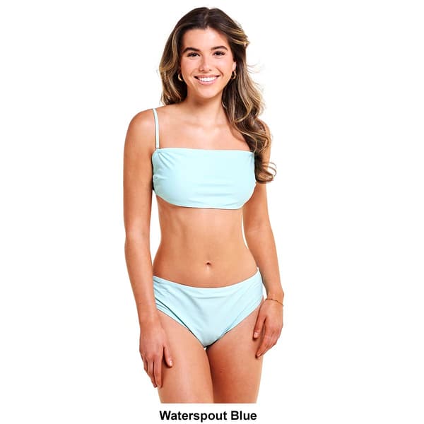 Juniors YMI® Solid 2pc. Bandeau Bikini Swim Set