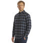 Mens LANDS’ END® Campside Flannel Shirt - Slate - image 2