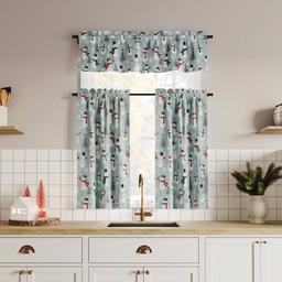 Snow People Cotton Blend Valance