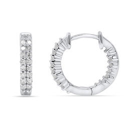 Nova Star&#40;R&#41; Lab Grown Diamond Inside Out Hoop Earrings