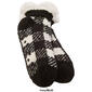 Womens Capelli New York 6in. Buffalo Checkered Knee Slipper Socks - image 3