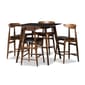 Baxton Studio Flora 5pc. Pub Set - image 4