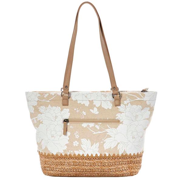 The Sak Banyan Medium Metro Tote - Natural Wildflower