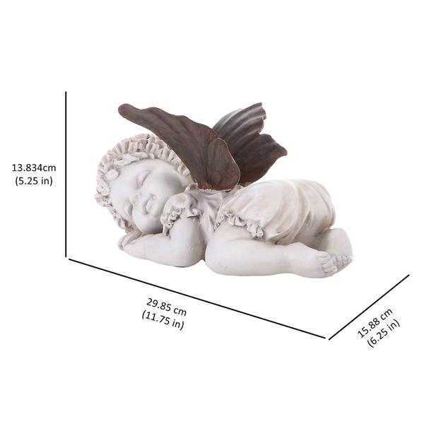 Hi-Line Gift Baby Fairy Sleeping Garden Statue