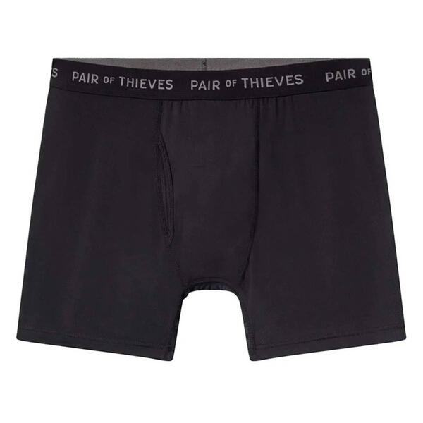 Mens Pair of Thieves 2pk. Super Fit Solid Boxer Briefs