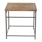 9th & Pike(R) Brown Wood Rustic Accent Table - image 1