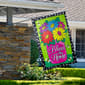 Northlight 28in. Bless this Home Bouquet Outdoor House Flag - image 3