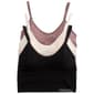 Womens Nautica 3pk. Seamless Longline Bralettes NT6638-3PKN - image 1