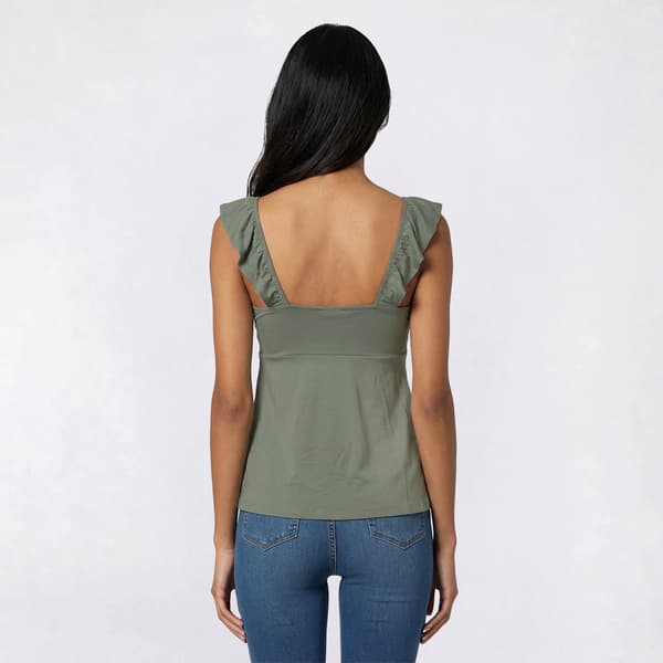 Juniors Derek Heart Sweetheart Babydoll Top with Shell