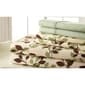 Spirit Linen Home(tm) Traditional Green/Brown Leaves Sheet Set - image 1