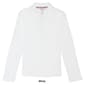 Girls (7-16) Long Sleeve Interlock Polo - image 3
