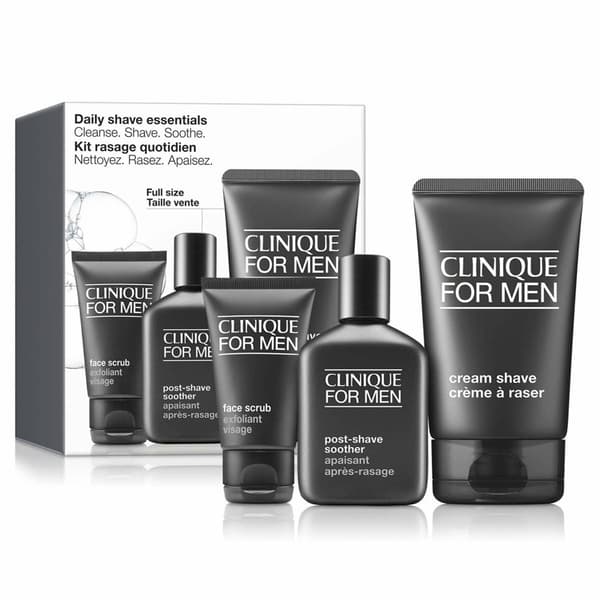 Clinique Daily Shave Essentials Skincare Set - $67 Value - image 